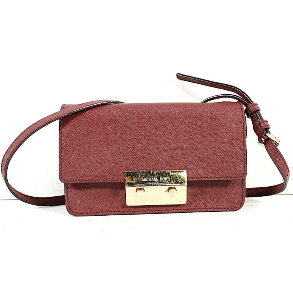 Michael Kors Mulberry Leather Gold Chain Crossbody